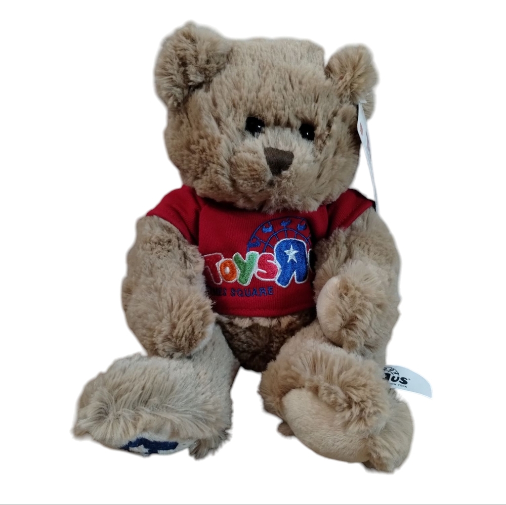 Toys R Us New York City Times Square Plush Bear Stuffed Animal Toy NOS With Tags